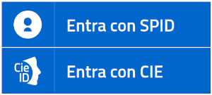 Entra con SPID o CIE