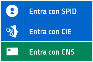 Entra con SPID CIE CNS